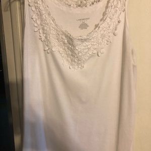 White tank top. 2x Lane Bryant